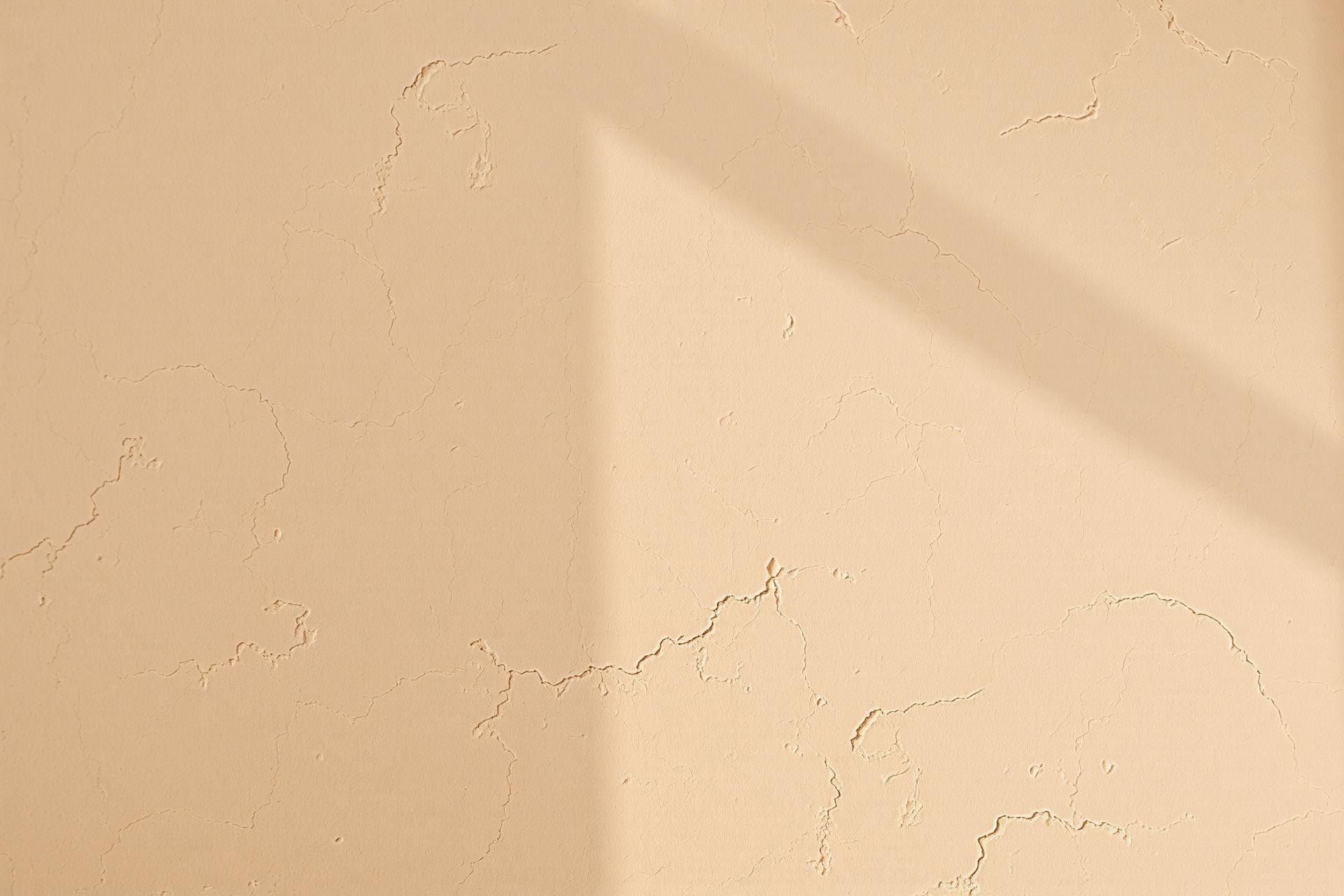 Concept: hand-troweled Venetian plaster in warm morning light