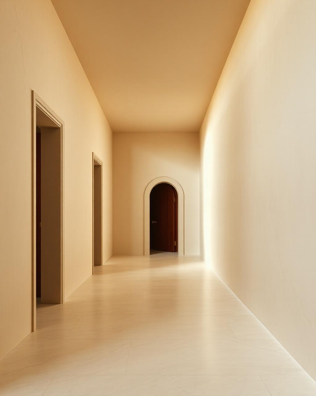 Concept: venetian plaster finish